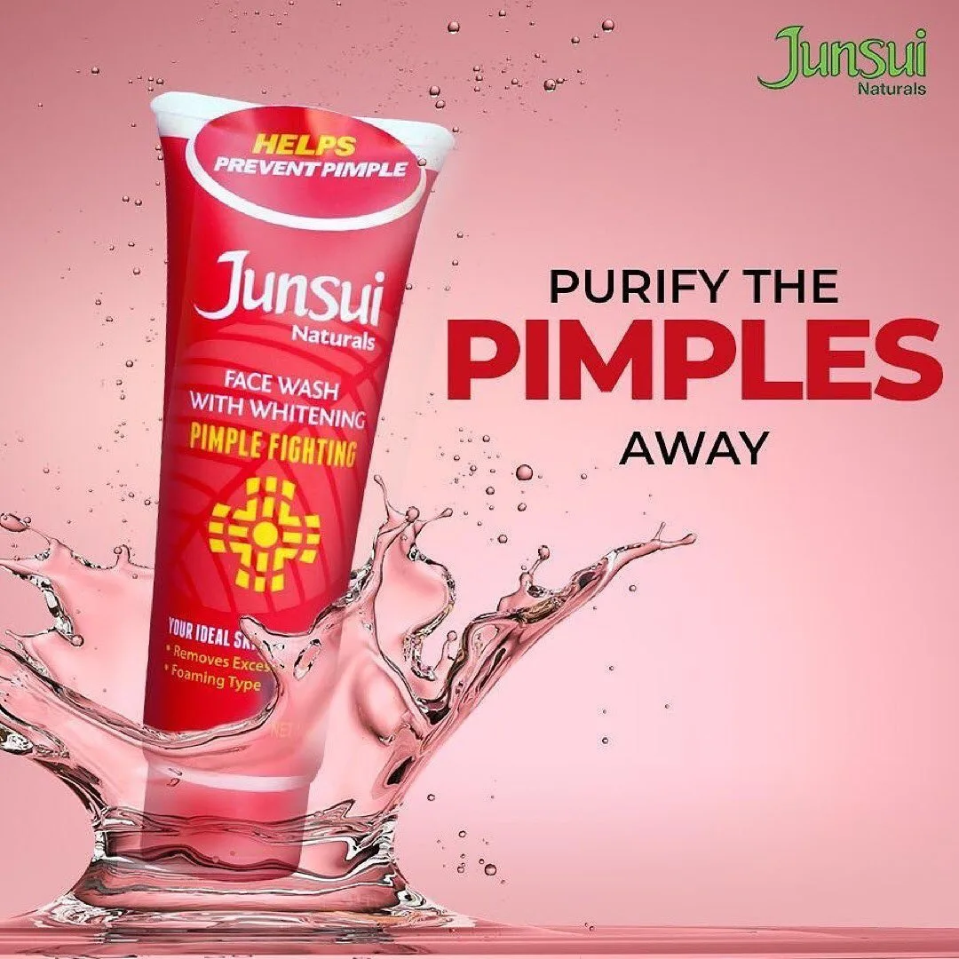 Junsui Face Wash With Whitening Pimple Fighting 100g