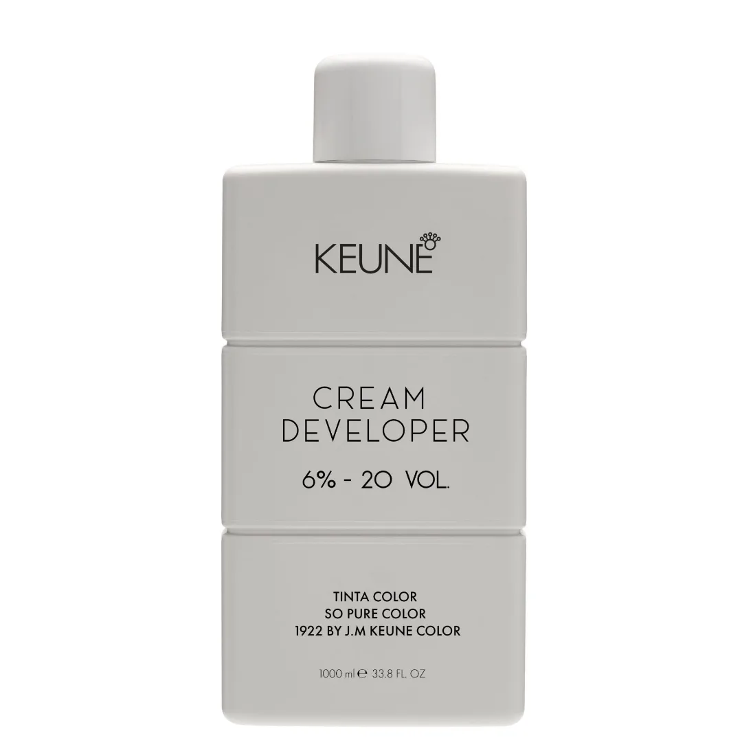 Keune Cream Developer 6%. 20 VOL 1000ML