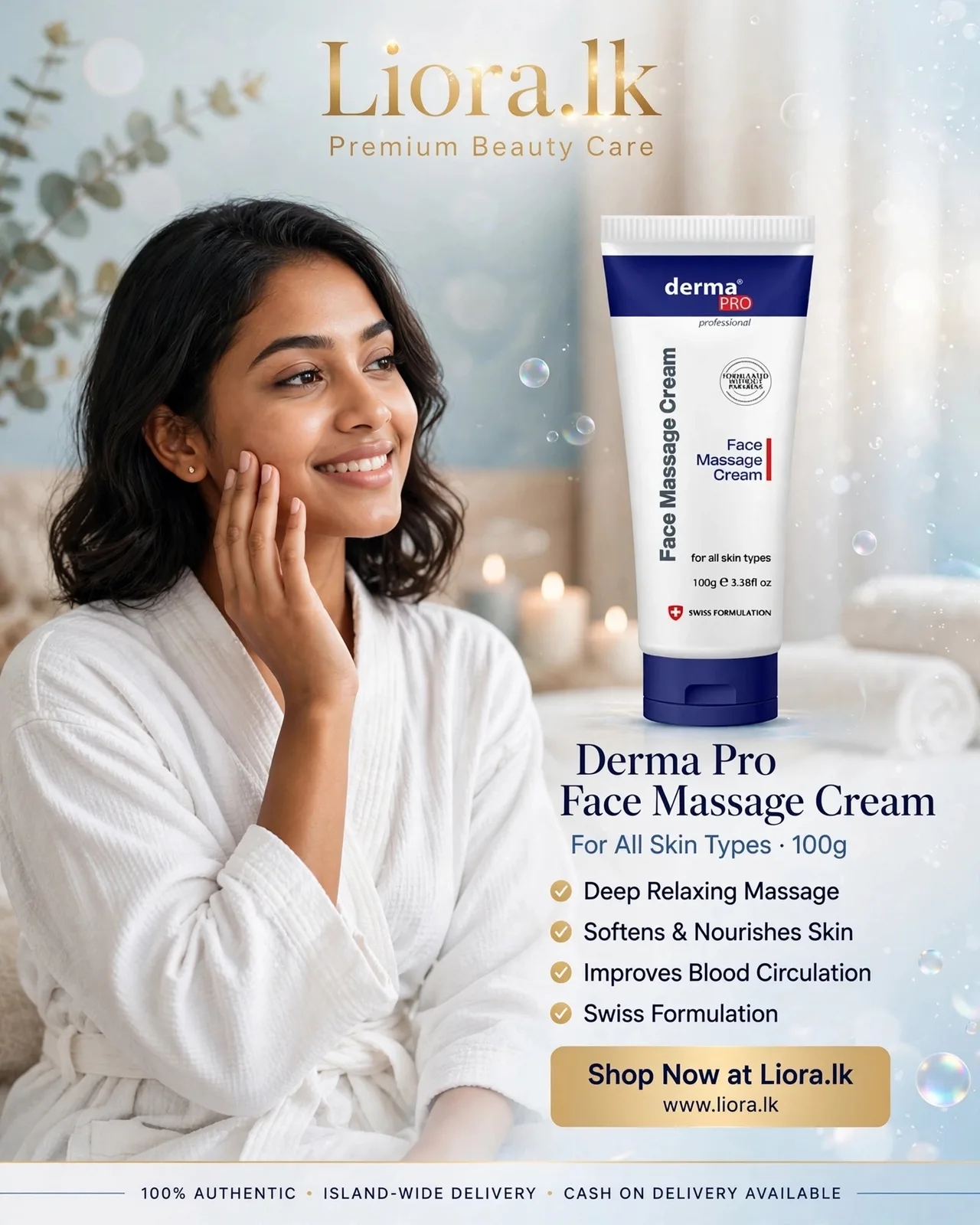 Dermapro Face Massage Cream 100g