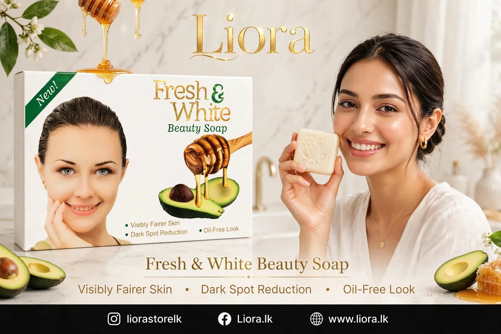 Fresh and white Beauty soap