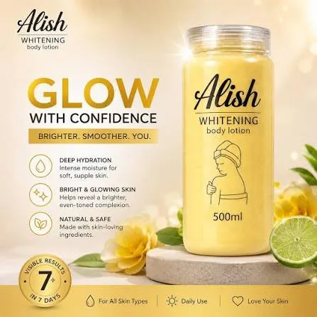 Alish whitening body lotion original 500ml