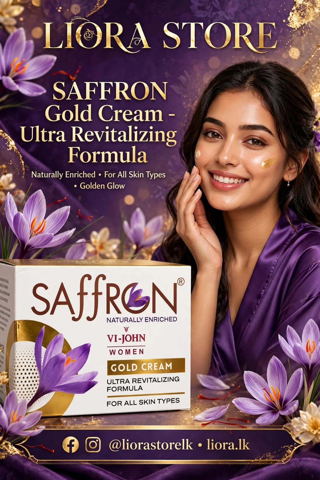 Vi-john Women Saffron Gold Cream 50 g