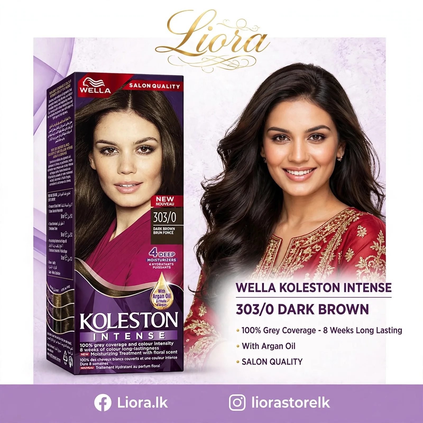 Wella Koleston Hair Colour 303/0 dark brown