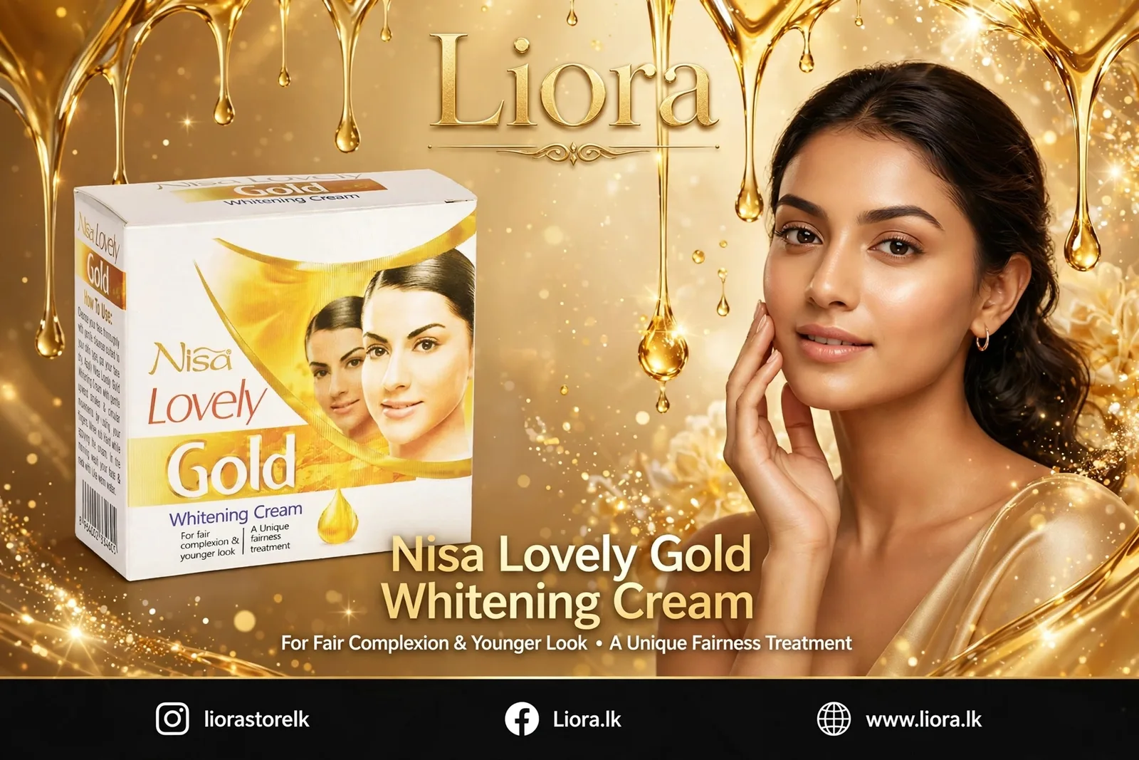 Nisa Lovely Gold Whitening Cream