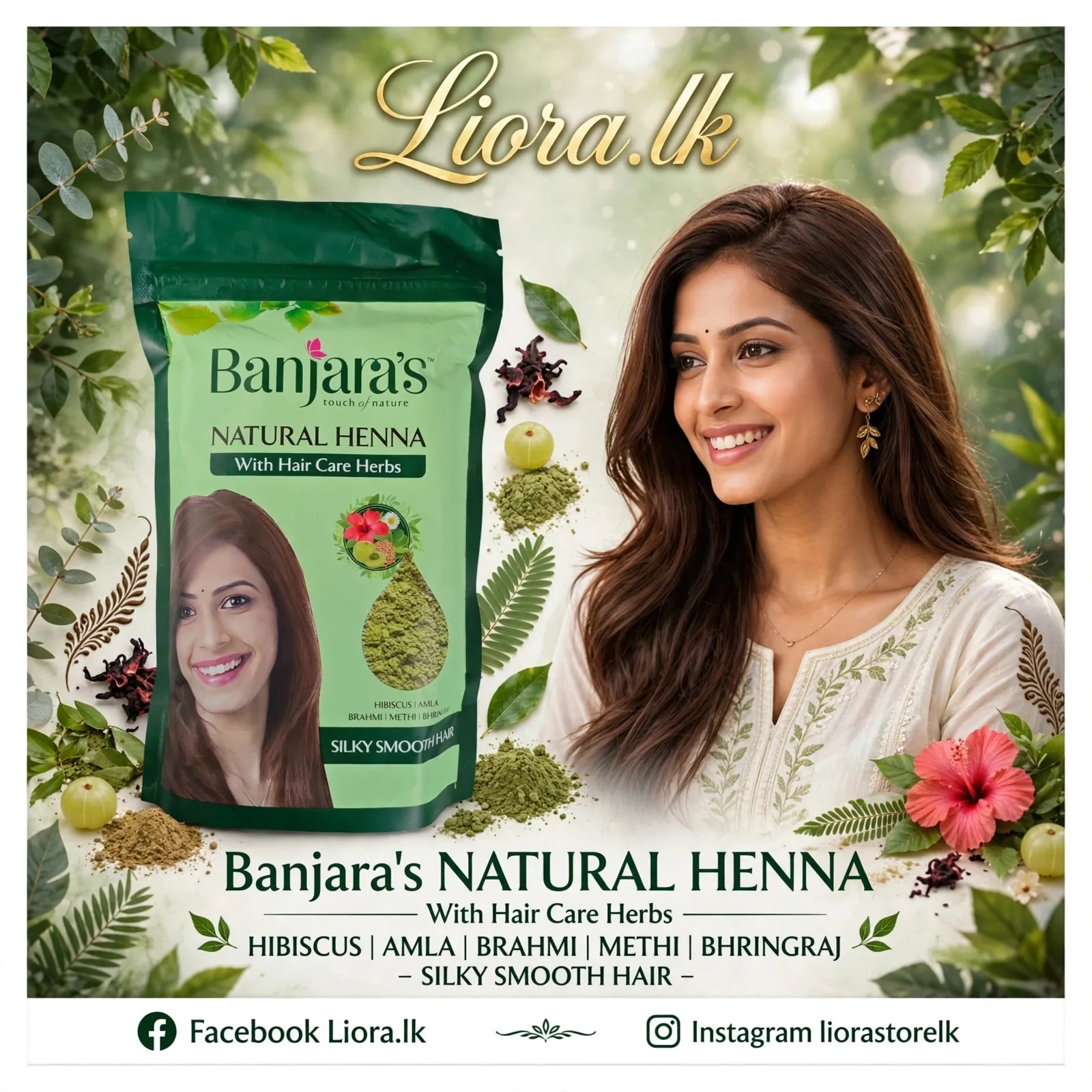 Banjaras Natural Henna powder 100g