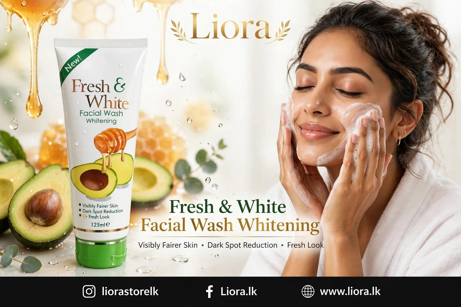 Fresh and White face wash