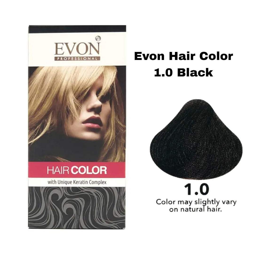 Evon Hair Color 1.0 Black