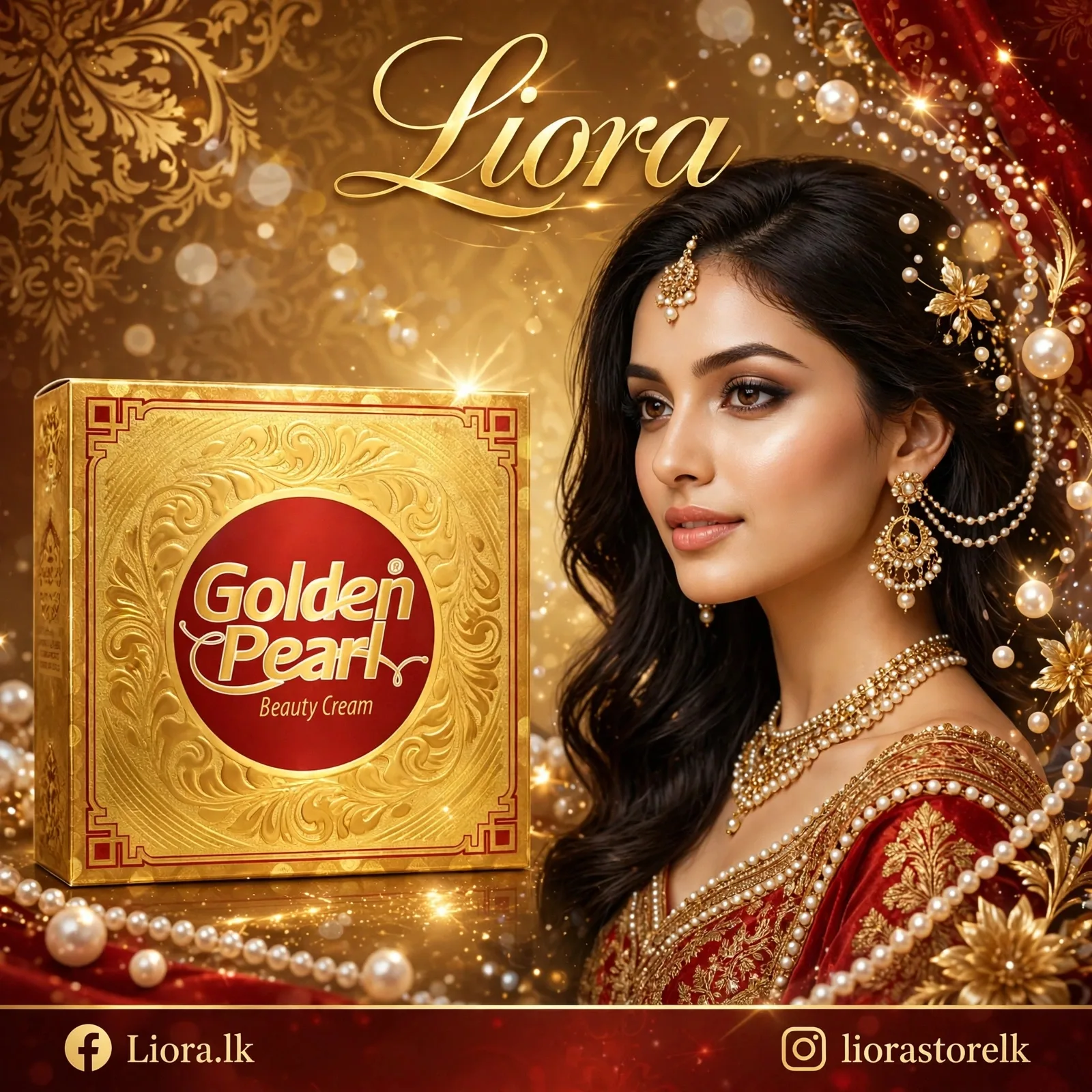 Golden pearl beauty cream