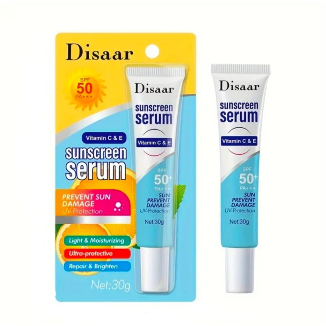 Disaar sunscreen serum vitamin C & E . spf 50.30g